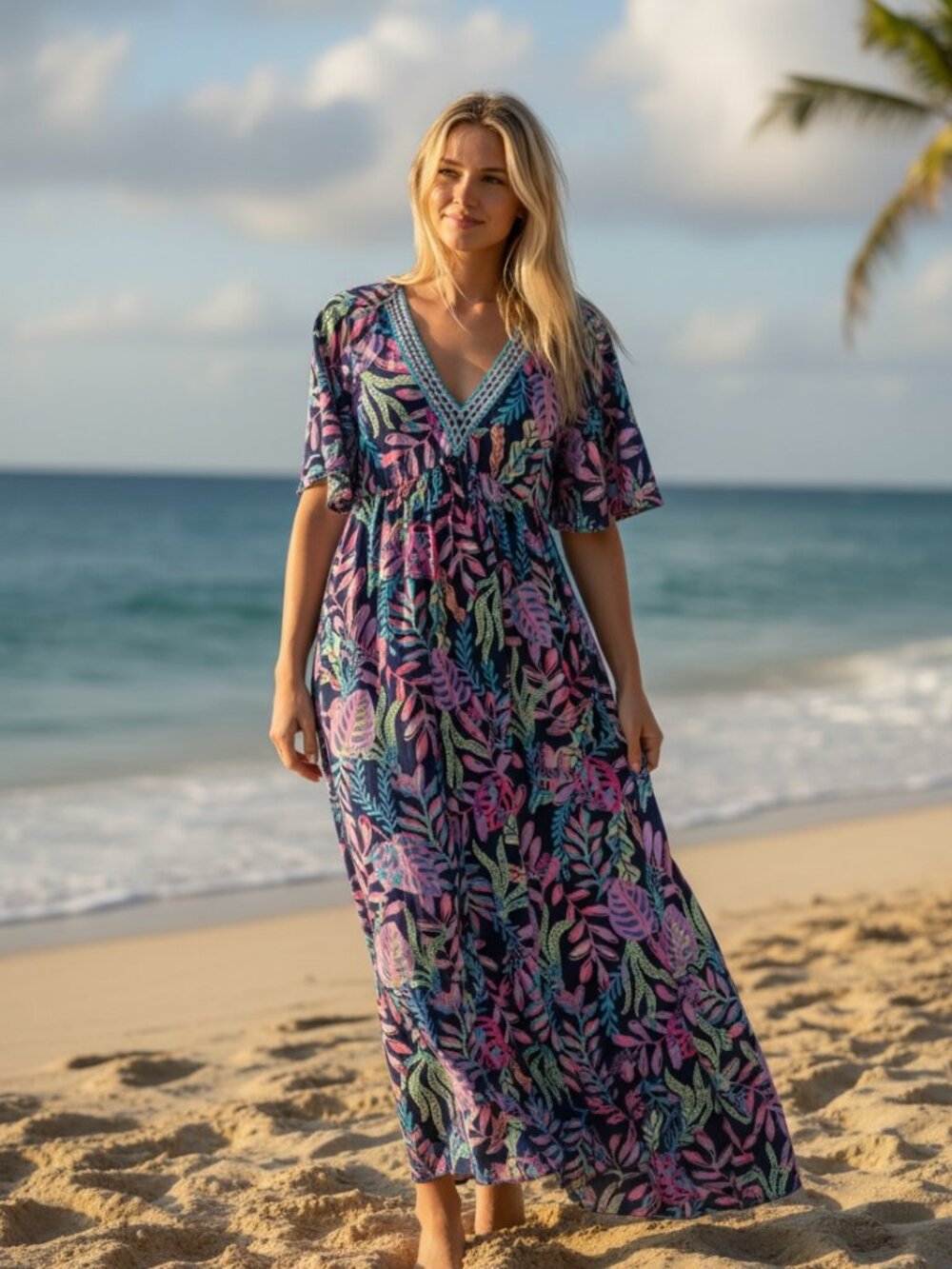 NWT LILLY PULITZER DRESS MAXI LONG MANUELA OYSTER BAY BLUE PURPLE LONG NAUTICAL